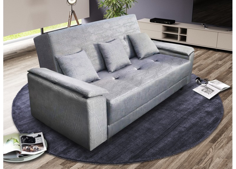 Sofa Bed Clic Clac 3 Seater Mechanism With Arm +